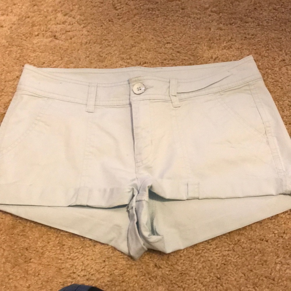 Light blue shorts!